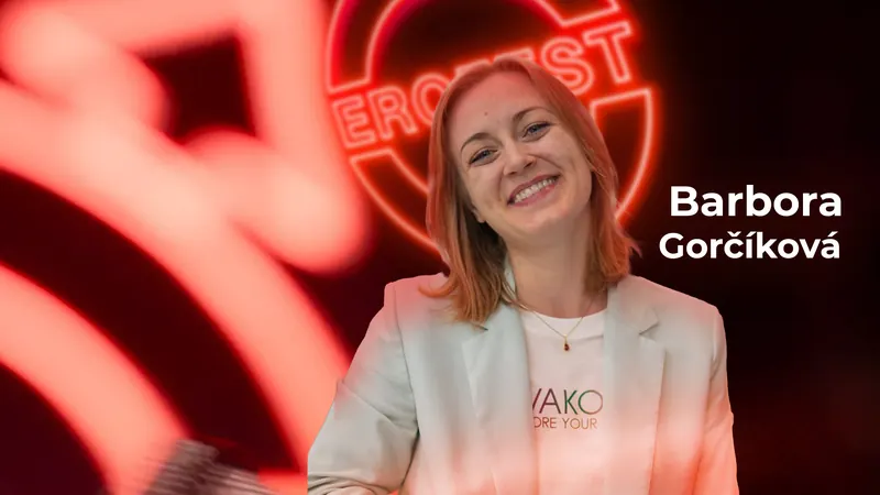 Obálka 1. dílu Erofest Podcastu — Barbora Gorčíková