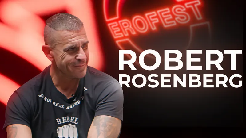 Obálka 18. dílu Erofest Podcastu — Robert Rosenberg