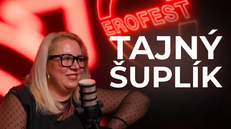 Obálka 21. dílu Erofest Podcastu — Tajný šuplík