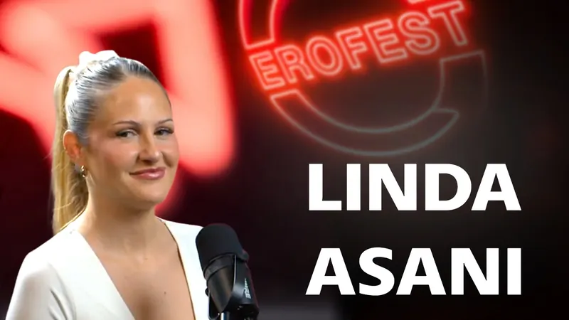 Obálka 24. dílu Erofest Podcastu — Linda Asani