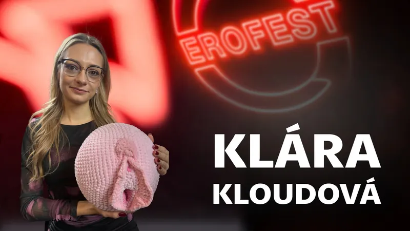 Obálka 30. dílu Erofest Podcastu — Klára Kloudová