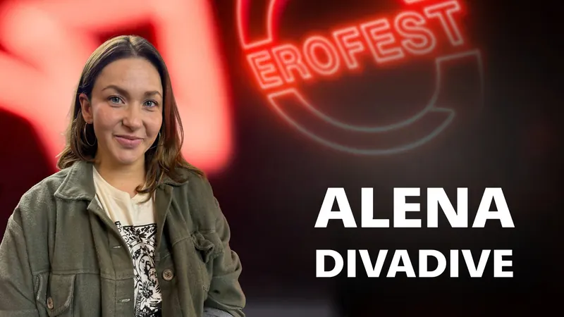 Obálka 33. dílu Erofest Podcastu — DivaDive