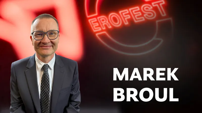 Obálka 42. dílu Erofest Podcastu — Marek Broul