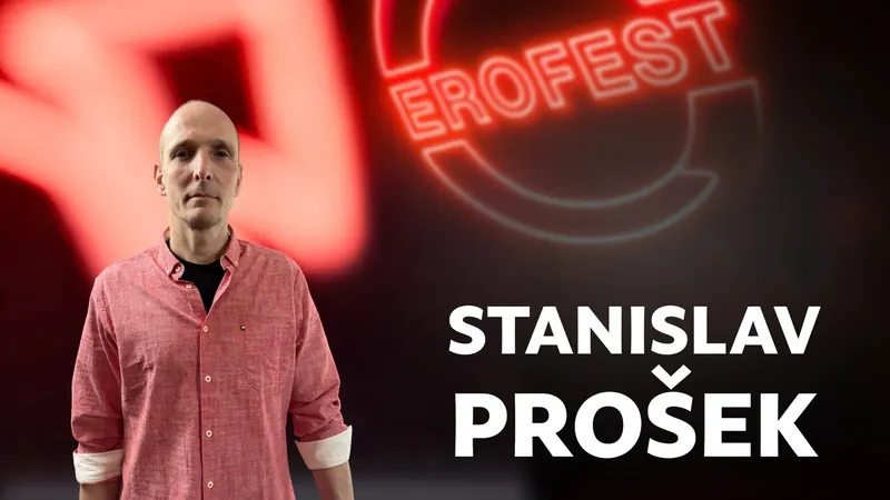 Obálka 45. dílu Erofest Podcastu — Standa Prošek