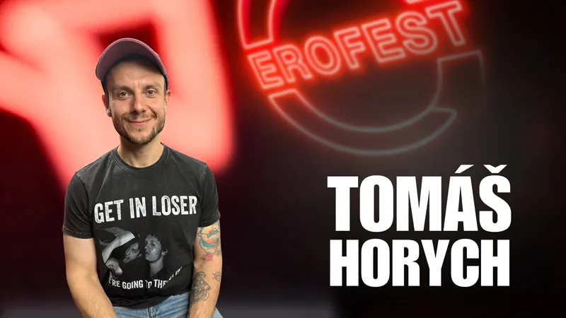 Obálka 53. dílu Erofest Podcastu — Tomáš Horych: Dickobraz