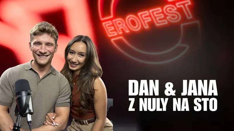 Obálka epizody 63 — host Dan & Jana (Z nuly na sto)